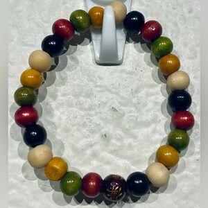 Vintage Multicolor Beaded Bracelet